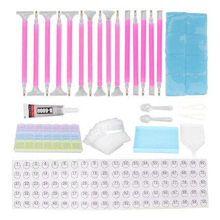 Professionell DIY Rhinestone Painting Verktyg Förvaringslåda Rhinestone Painting Pen Limbricka Tillbehör Kit