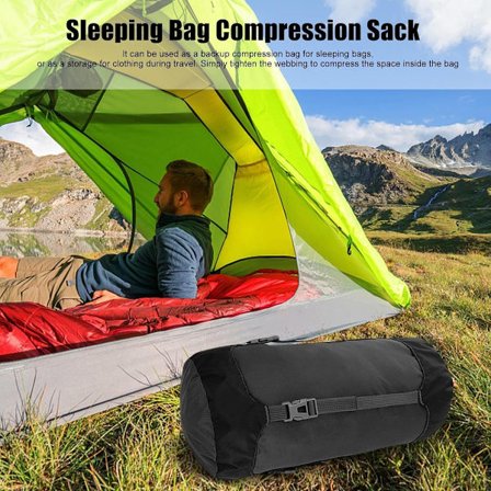 Vanntett kompresjonspose - Kompresjonssokk - Oppbevaring av sovepose - Klær - Camping - Reise - Fotturer