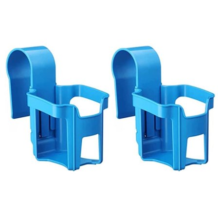 Dryckeshållare för ovanjordspooler, trädgårdspool, mugghållare 2 st, organizer, dryckeshållare för runda stänger 2 tum och mindre