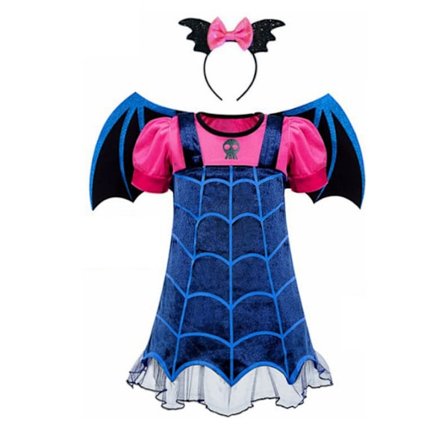 Girls Vampire Halloween Costumes Dress Cosplay