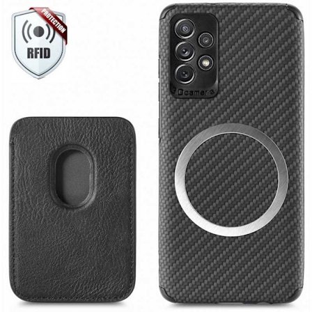 Iskunkestävä kuori Magsafe RFID:llä magneettikorttipidikkeellä A52 / A52s 4G / 5G