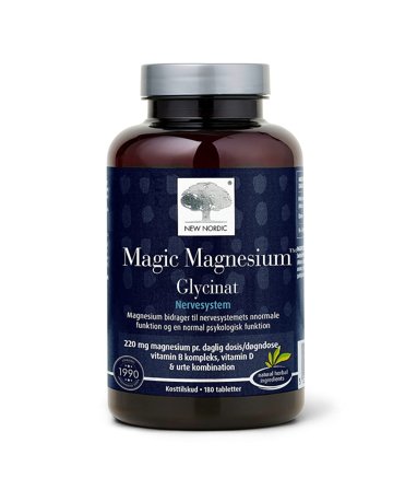 New Nordic Magic Magnesium Glycinat 180 stk., Helse & Madvarer, Kosttilskud, Knogler, Led & Muskler
