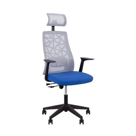 Vitrio-toimistotuoli, harmaansininen, 63x59x127 cm