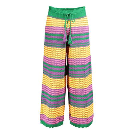 Gallo, Porpora pitlated crochet trousers Żółty, Kobieta, Rozmiar: S