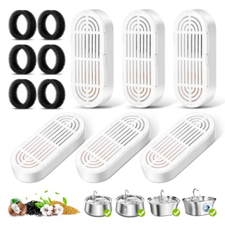 6-osainen suodatin ja esisuodatinsieni