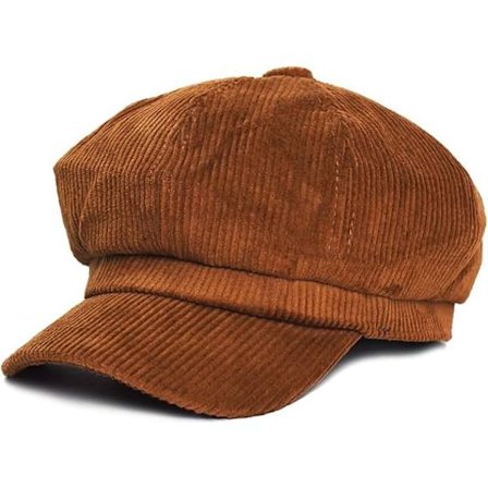 Preppy cordfløyel avishatt japansk søt avismaler baskerlue vintage