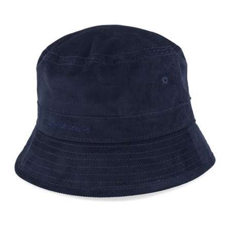 Quiksilver - Blå bucket Hatt - Corduroy Bonnie Dark Navy Bucket @ Hatstore