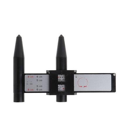 Hjul Pcd Gauge Pcd Caliper Lineal til fælg Hjulhuller Bolt Cirkel Måler Mål