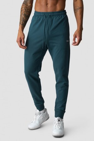 ICANIWILL - Activity Pants Men Dark Dusty Teal- Broek - Heren - sportkleding van ICIW