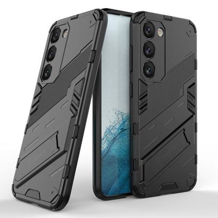 Samsung S23 støtsikker veske med Kickstand ThinArmor V2 Svart