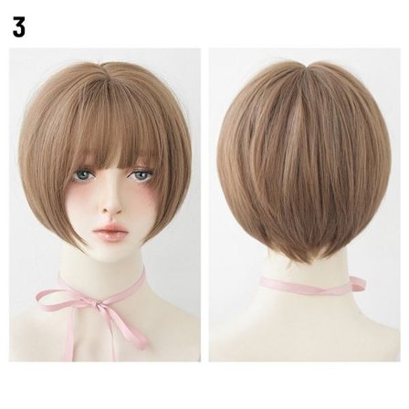 Short Wig Bangs Wig 3 3