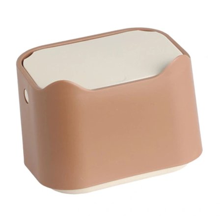 (Pow yeah!) Mini Bordplade Skraldespand Affaldskurv til Bordplade Ved Siden Af Kaffe 17.5x13x13.5cm