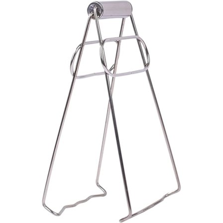 Varmeplate Gripe Klips Sølv Varmtrett Tenger Rustfritt Stål H