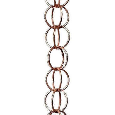 Regnkæde med stålblade, havegave til mor, tagrender, regnfanger til nedløbsrør med adapter, tyk