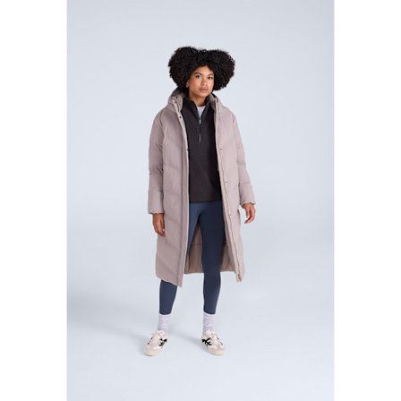 Animal Dam/Dam Cocoon Borg Fodrad Vadderad Jacka 18 UK Taupe