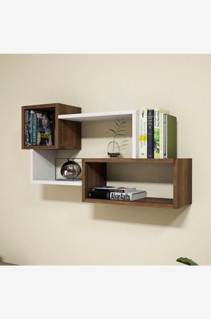 Hanah Home - Vägghylla Afro - Brun - Vägghyllor - Från Homeroom