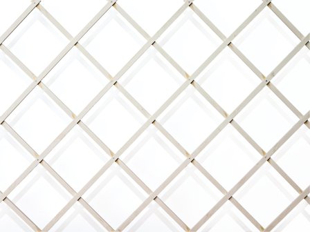 Nelson Garden 5192 Säleikkö, puu valkoinen, 100x200 mm, Kasvatus