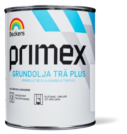 Beckers Primex Trä Plus Grundolja 0,675 l, Färg & tapeter