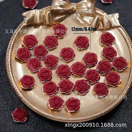 30 stk. blomsterformede tegnestifter, multifunktionelle tegnestifter, rosen-tegnestifter, korttilbehør