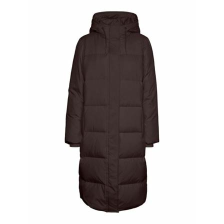 Vero Moda, Brun Vero Moda Vmericaholly Long Dunjakke Yttertøy, Brun, Dame, Størrelse: L