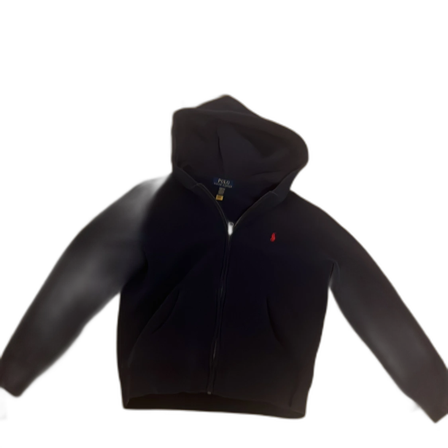 Polo ralph lauren zip hoodie 10-12 år