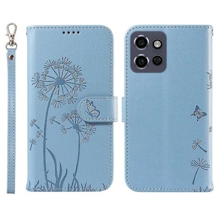 For Motorola Edge 50 Neo 5G/S50 5G/ThinkPhone 25 5G Leather Case Wallet Phone Cover Dandelion Style B Multicolor