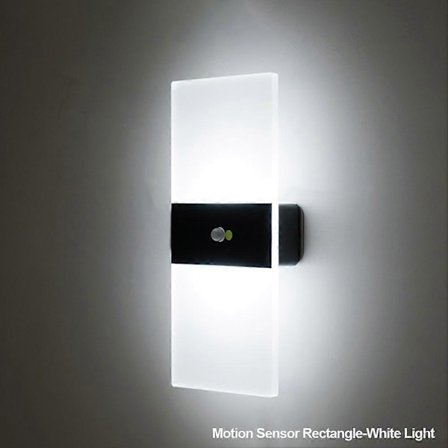 USB Genopladelige Væglamper Hjem Indendørs Bevægelsessensor Belysning Soveværelse Sengelampe Korridor Trappe Dekoration Lamper Væglampe