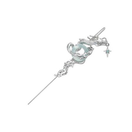 Stilige Drage Øredobber i Legering Bærbare for Trendy Kvinner som Ønsker å Uttrykke Sin Individualitet ved Ulike Anledninger