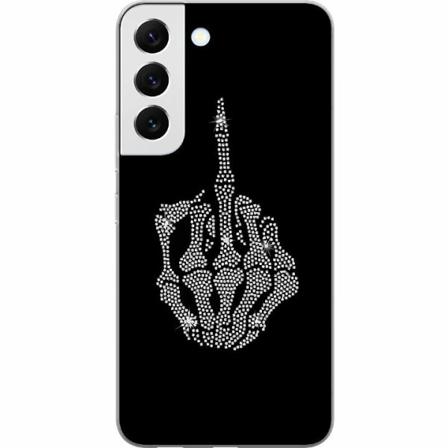 Samsung Galaxy S22 5g Genomskinligt Skal Fuck You Bling