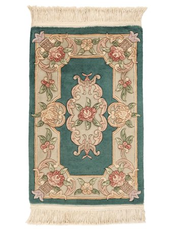 China 90 Line Rug Oriental Brown/Orange (Wool, China)