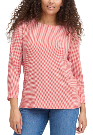 Fransa NIA 2 T-shirt T-shirts & toppar Dam Röd M