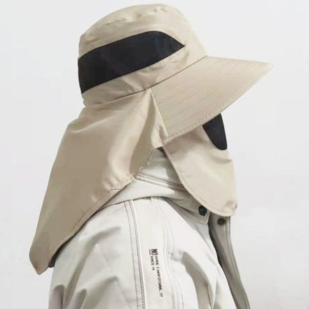 Fiskehatt Solhatt KHAKI