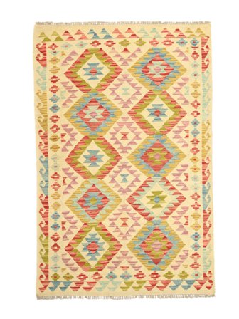 Small Kilim Afghan Old Style Rug 117X183 Wool