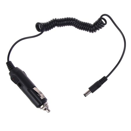12V Automatisk Cigarettändare Strömadapter Laddare Spiral Kabel för DC5.5mm X 2.1mm/4.0x1.7mm/3.5x1.35mm