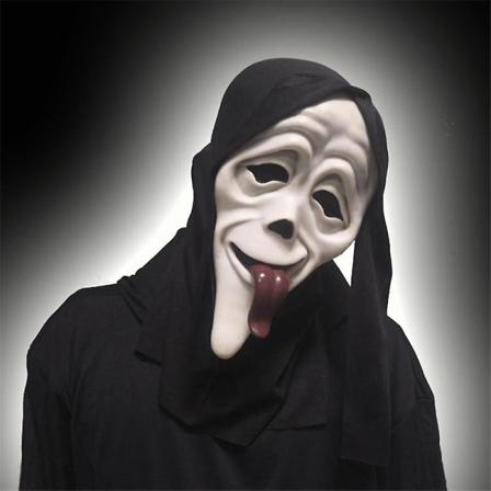 Ghost Face Scream Elokuva Kauhunaamio Halloween Killer Cosplay Aikuisten pukutarvikkeet Rekvisiitta 5
