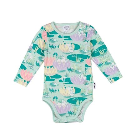 Moomin Näckrosdamm bodysuit mintgrøn