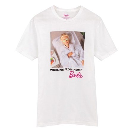 Barbie Dam/Dam Working from Home T-Shirt S Vit