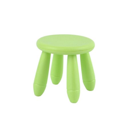 Dukkehus Skammel Miniature Møbel GRØN