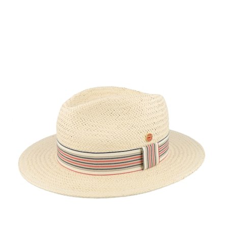 Mayser - Beige straw Hut - Mathis Paper Natural Straw Hat @ Hatstore