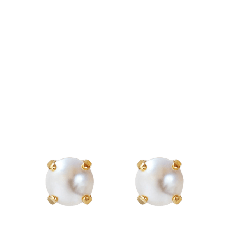 Caroline Svedbom Classic Stud Earrings Pearl Smycken & klockor Dam Guld ONESIZE