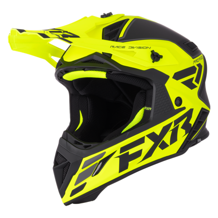 FXR Helium MX Helmet 26 Hi-Vis/Grey S