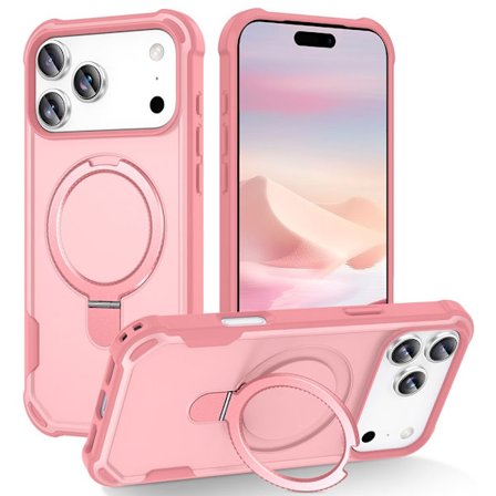 SKALO iPhone 17 Pro Armor Ring Skal - Rosa