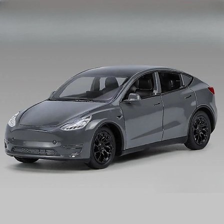 1/32 Tesla Model Y SUV Leikkiauto Malli Valettu Metalli Miniatyyri Ääni & Valo Vetotakaisin 1:32 Kokoelma Lahja Pojalle Lapselle