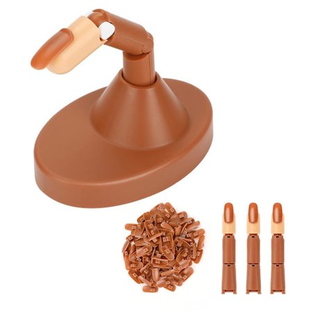 Fleksibel Falsk Finger Base Øvelse Fake Finger til Manicure Neglekunst