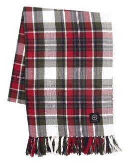 Plaid Hila ternet 130x170 cm Rød