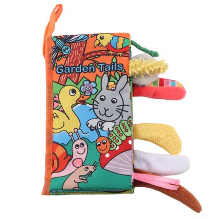 Tegneserie Lovely 3D Tails Anti-tearing Cloth Book Baby Early Educational Toys (Garden)