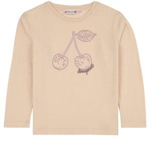 Bonpoint Theia Branded Graphic T-shirt Naturel 14 Years - Tops - 14 years - Cream - Mädchen