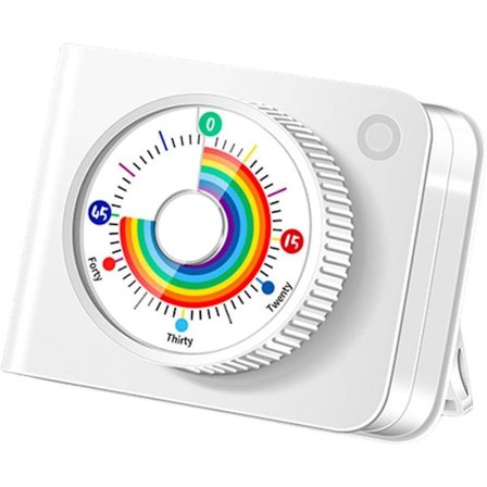 2-pak Visuel Timer 60 Minutter – Støjsvag Magnetisk LED-timer til Madlavning, Træning og Studier_OF