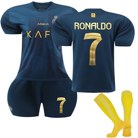 2023-2024 Al-Nassr FC Bortedrakt Fotballdrakt Barn Nr. 7 Ronaldo 24