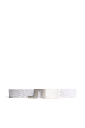 J.Lindeberg - Golf - Berry Elastic Belt - White - Man - 90